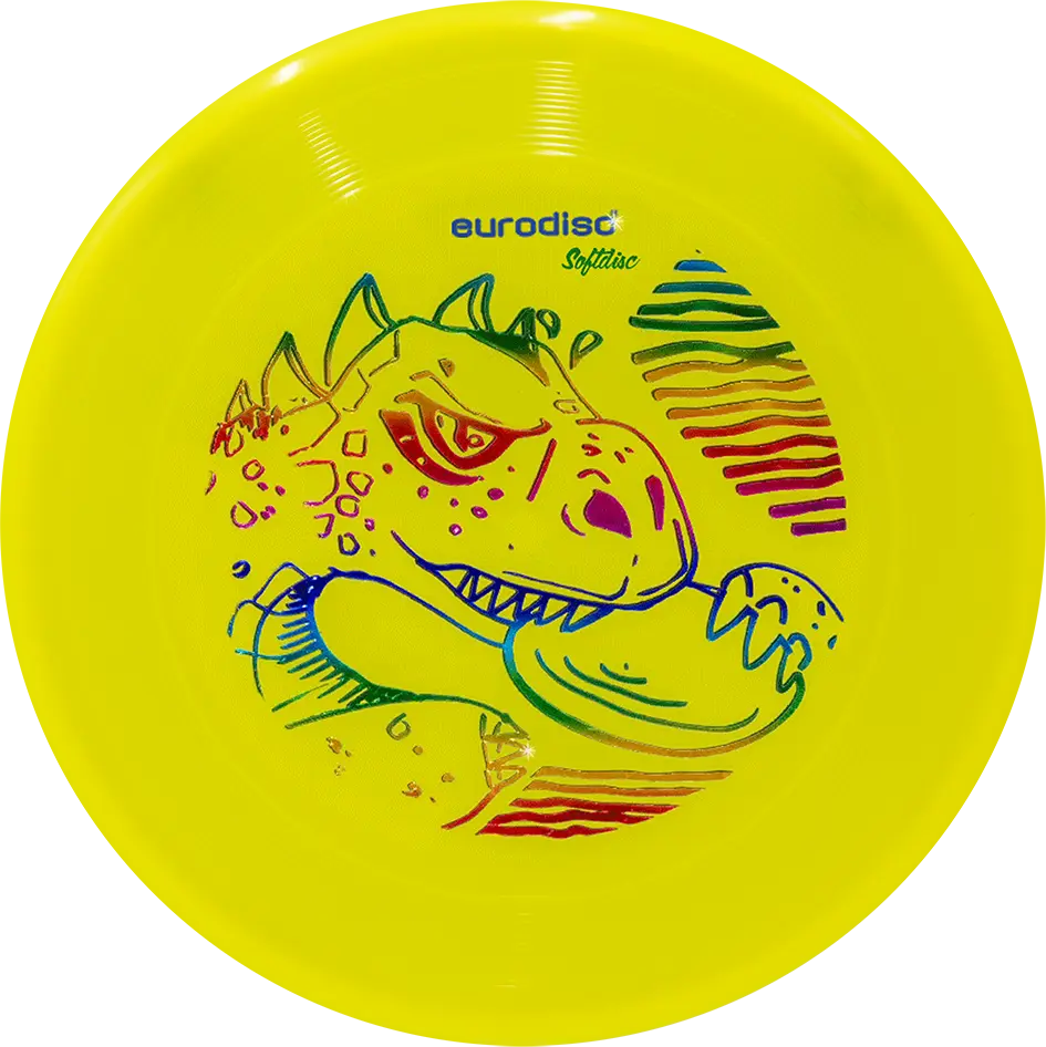 eurodisc® 100g Kidzz Fun Soft Frisbee Throwzilla 23cm Gelb