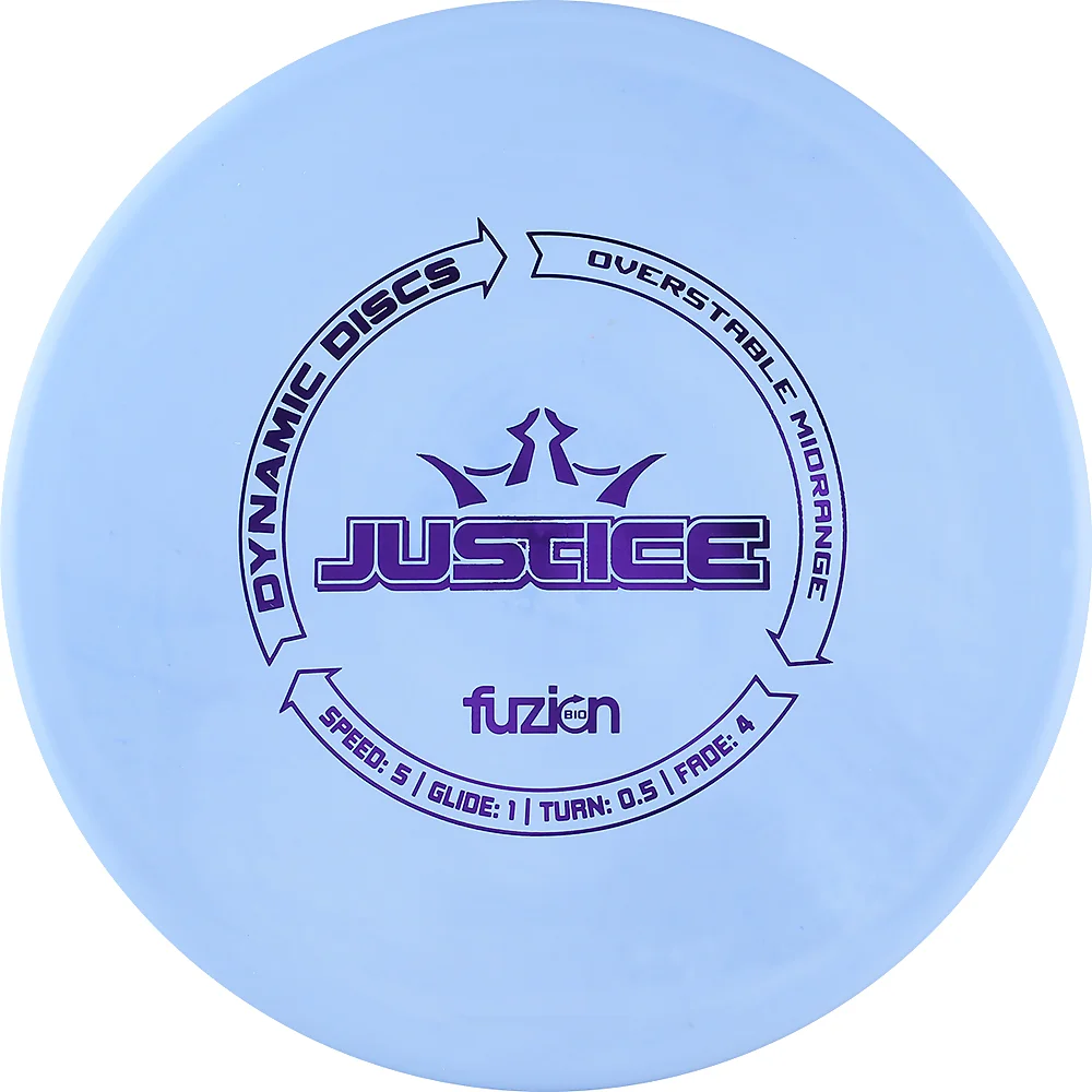 Dynamic Discs Disc Golf Midrange Bio Fuzion Justice Dynamic Discs Disc Golf Midrange Bio Fuzion Justice