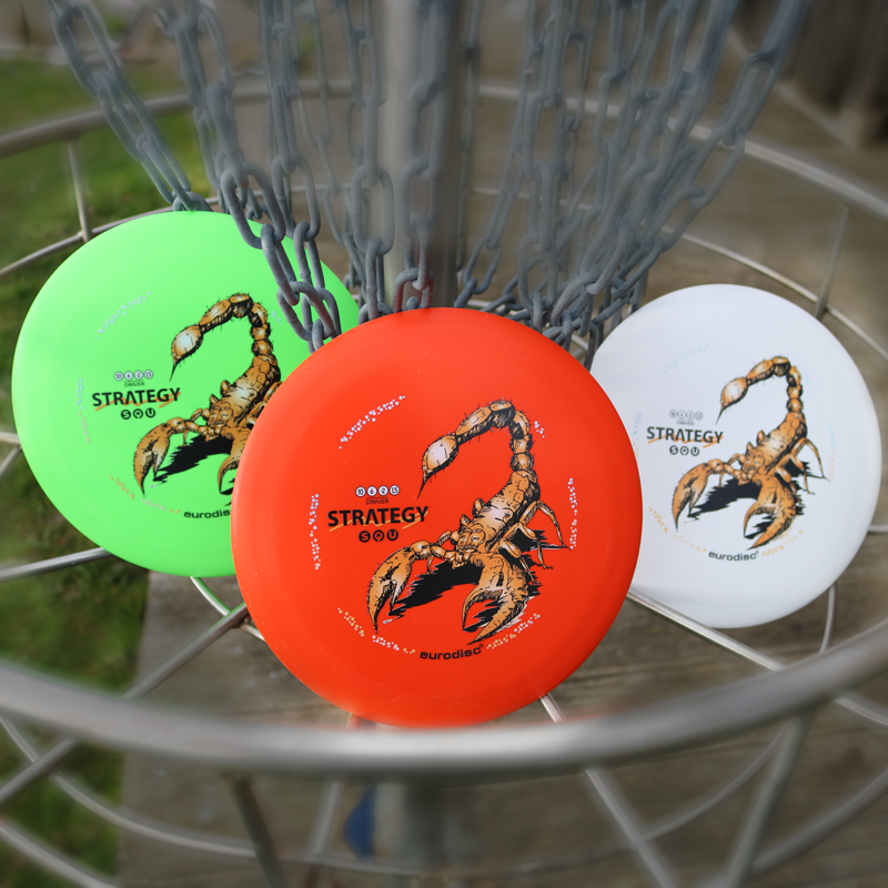 eurodisc® 163 g, Discgolf Driver 10, SQU, STRATEGY, orange eurodisc® 163 g, Discgolf Driver 10, SQU, STRATEGY, orange