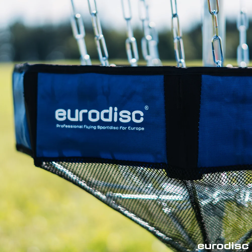 Disc-Golf-Korb eurodisc® Chainwalker mobil Blau+gratis Putter