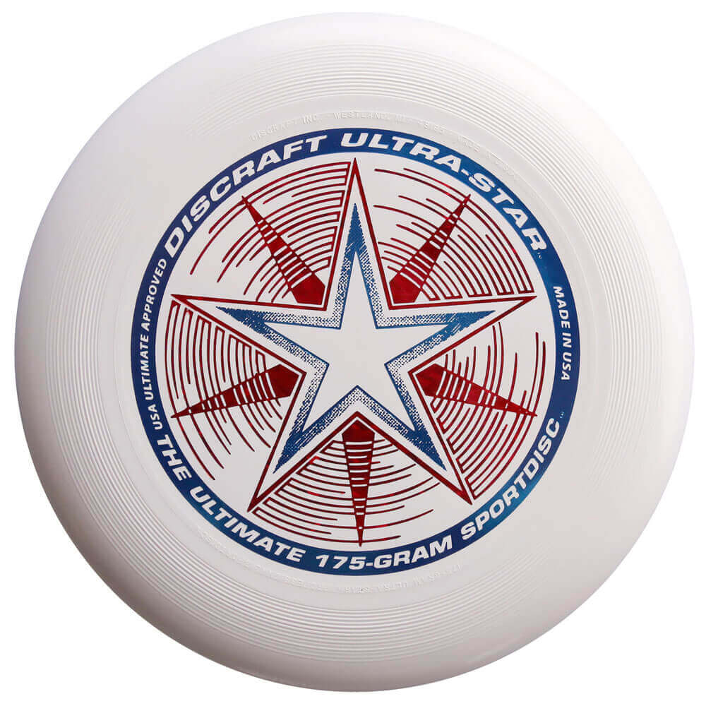 Discraft 175g Ultimate Frisbee Ultrastar Weiss
