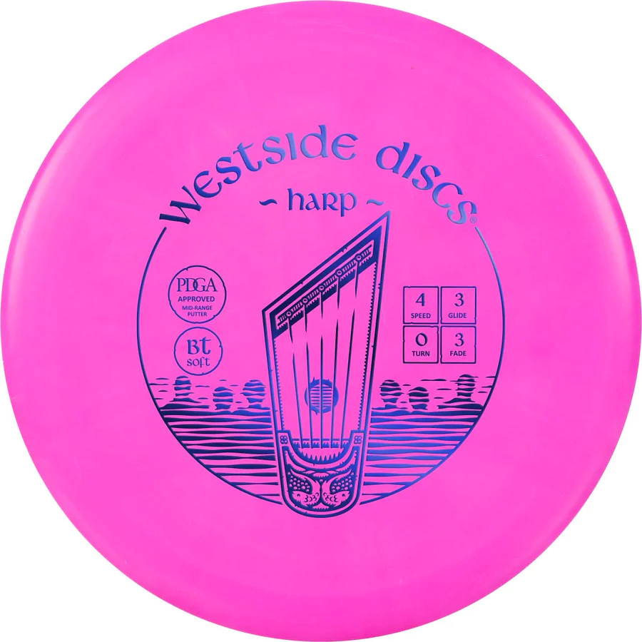 Westside Disc Golf Putter BT Soft Harp Westside Disc Golf Putter BT Soft Harp
