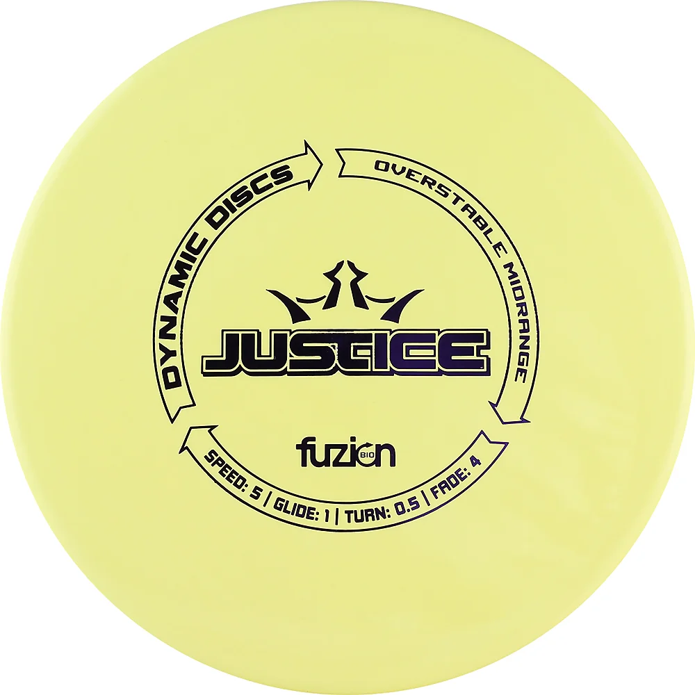 Dynamic Discs Disc Golf Midrange Bio Fuzion Justice