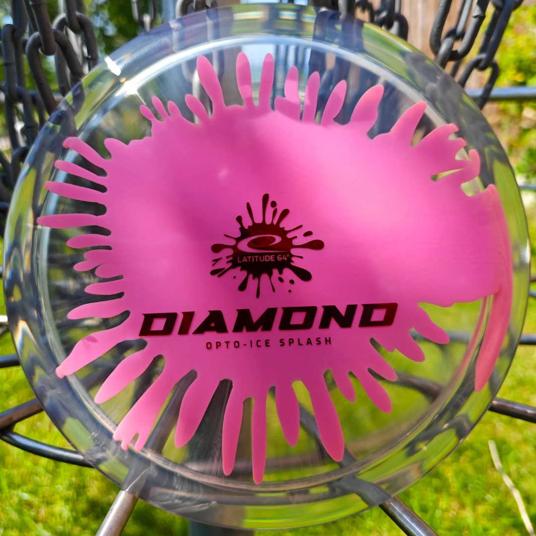 Latitude64 Disc Golf Fairway Driver Opto Ice SPARKLE SPLASH Diamond Latitude64 Disc Golf Fairway Driver Opto Ice SPARKLE SPLASH Diamond