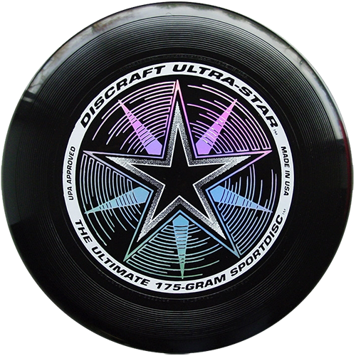 Discraft 175g Ultimate Frisbee Ultrastar schwarz