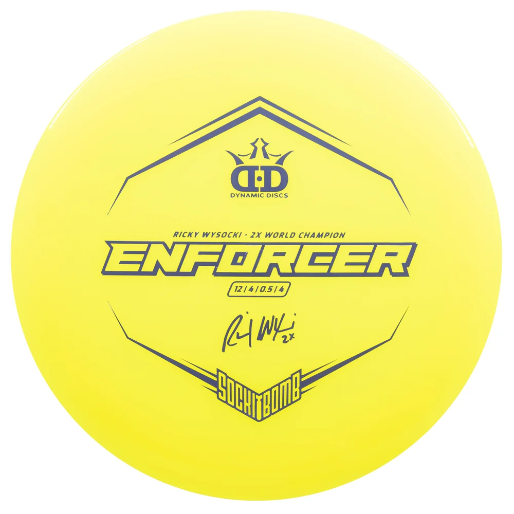 Dynamic Discs Distance Driver Lucid Ice Enforcer - Signature Ricky Wysocki Dynamic Discs Distance Driver Lucid Ice Enforcer - Signature Ricky Wysocki