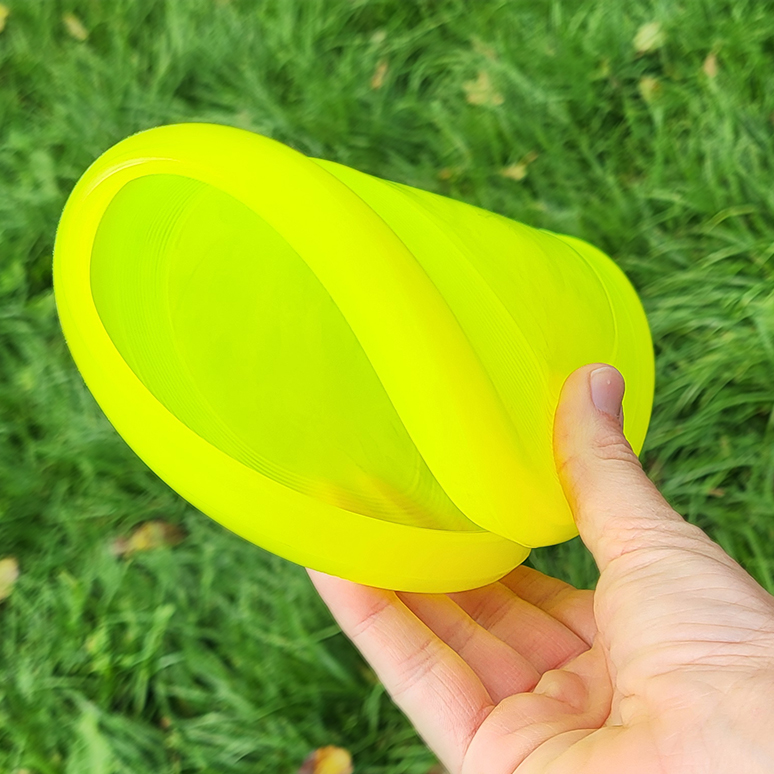 eurodisc® 100g SUPER SOFT Frisbee 23cm gelb BLANKO eurodisc® 100g SUPER SOFT Frisbee 23cm gelb BLANKO