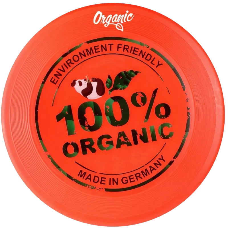 eurodisc® 100g 100% BIO Frisbee 23cm mit Panda Motiv eurodisc® 100g 100% BIO Frisbee 23cm mit Panda Motiv