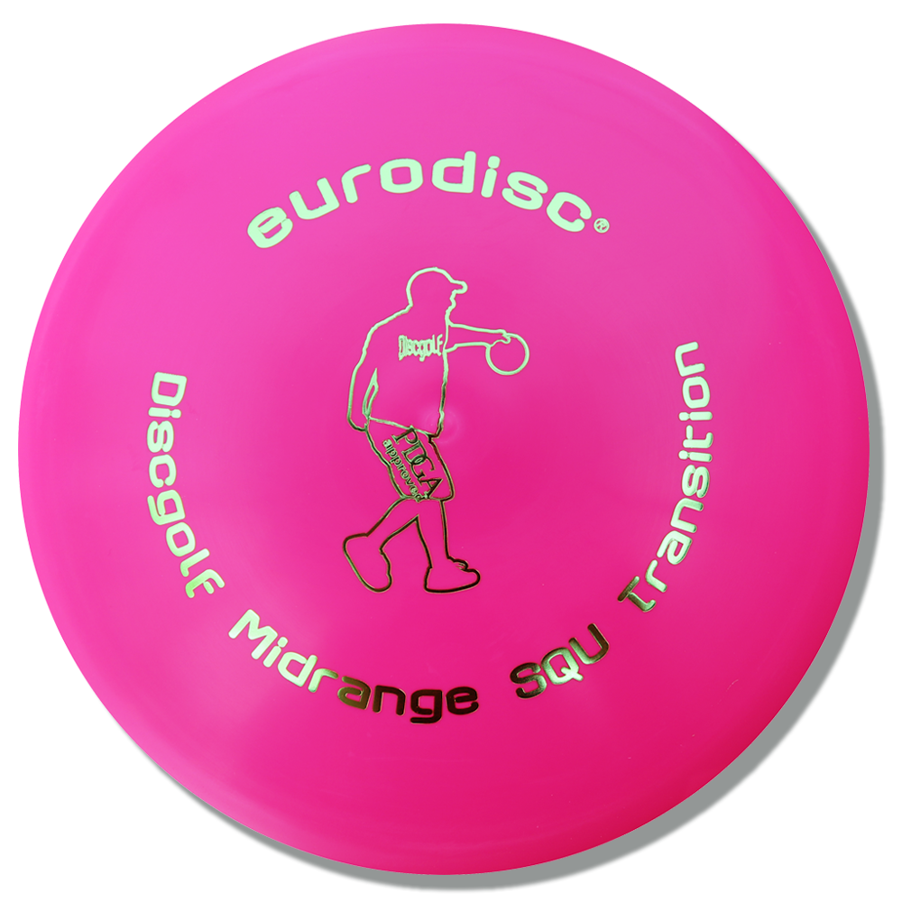 eurodisc® Disc Golf Beginner Set SQU 3 Discs - mint - pink - orange