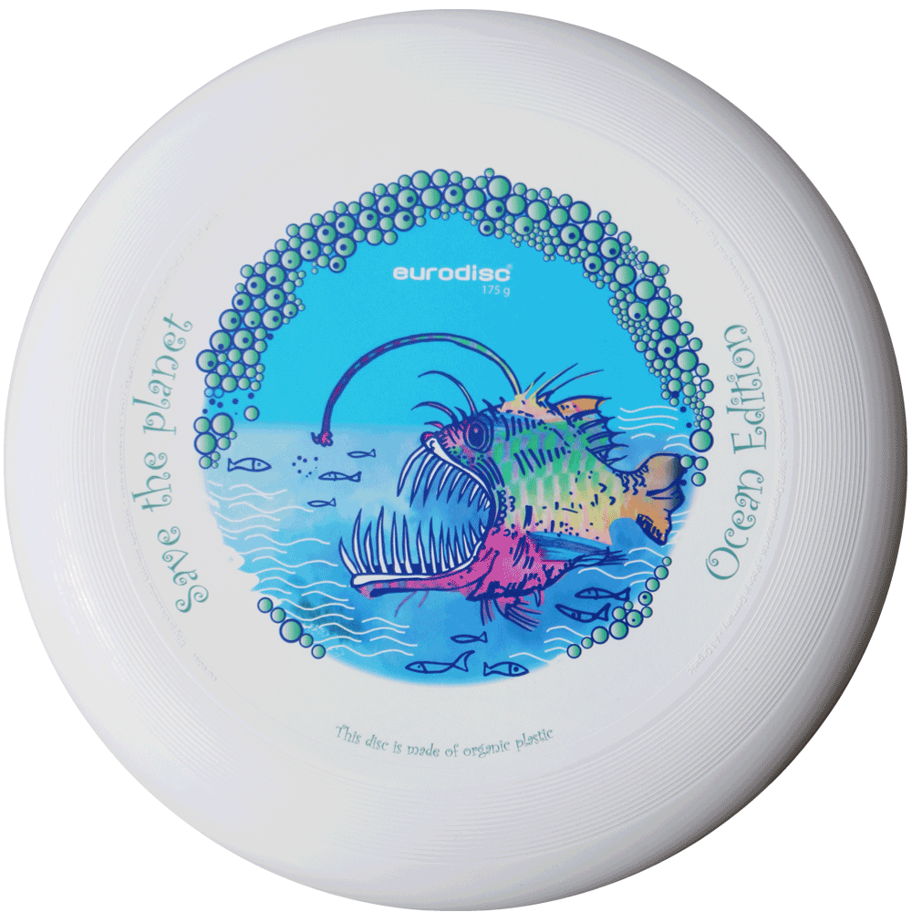 eurodisc® 175g Ultimate Frisbee Seadevil aus Bio-Kunststoff Ocean Edition
