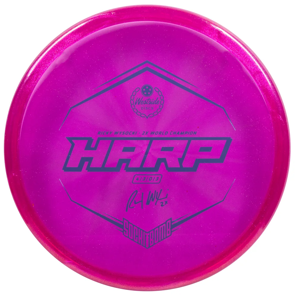 Westside Disc Golf Putter VIP Ice Glimmer Harp - Ricky Wysocki Westside Disc Golf Putter VIP Ice Glimmer Harp - Ricky Wysocki