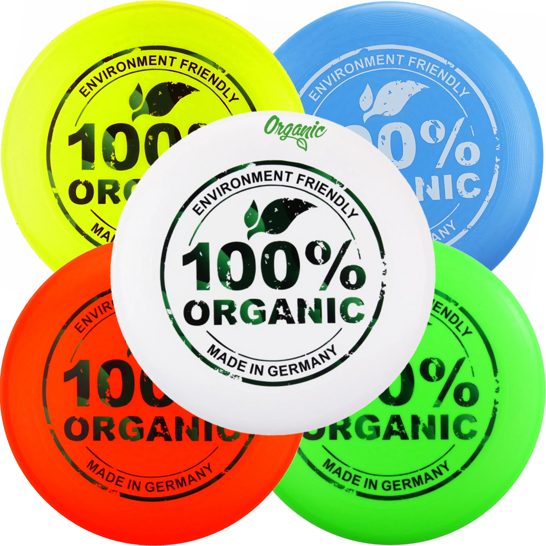 eurodisc® 175g Ultimate Frisbee Organic aus Bio-Kunststoff eurodisc® 175g Ultimate Frisbee Organic aus Bio-Kunststoff
