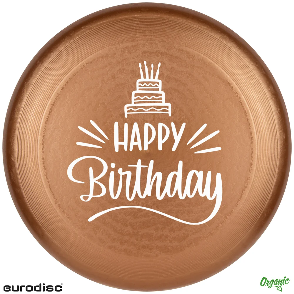 Individuelle eurodisc® 175g Ultimate Frisbee Bronze aus Bio-Kunststoff