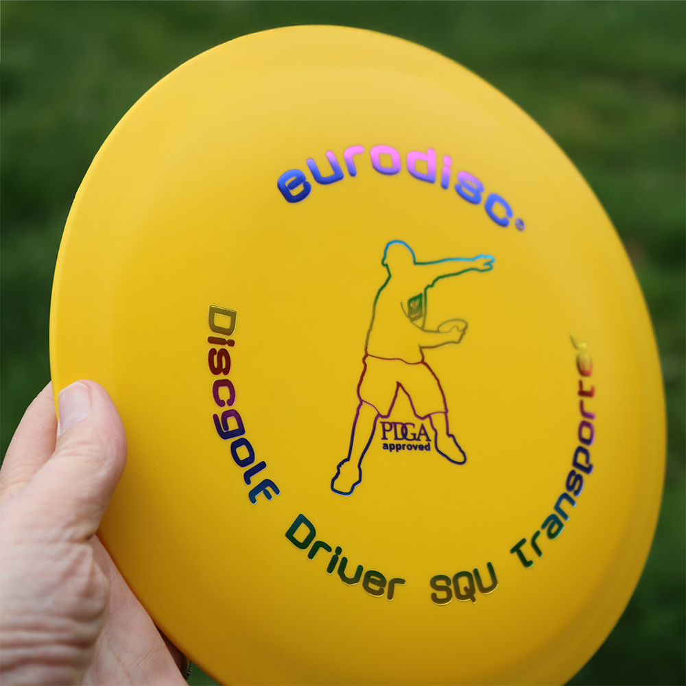 eurodisc® Disc Golf Fairway Driver Light Transporter SQU Yellow