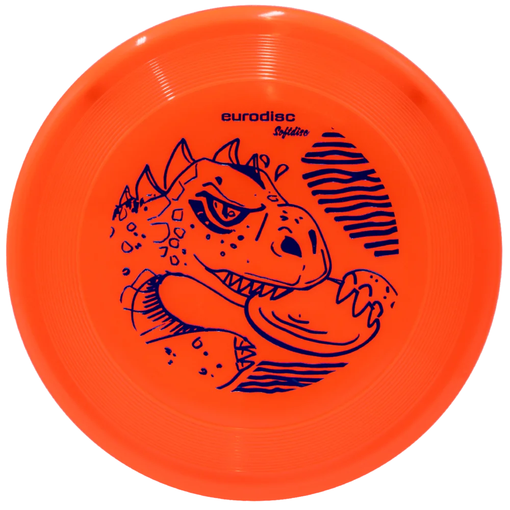 eurodisc® 100g Kidzz Fun Soft Frisbee Throwzilla orange eurodisc® 100g Kidzz Fun Soft Frisbee Throwzilla orange