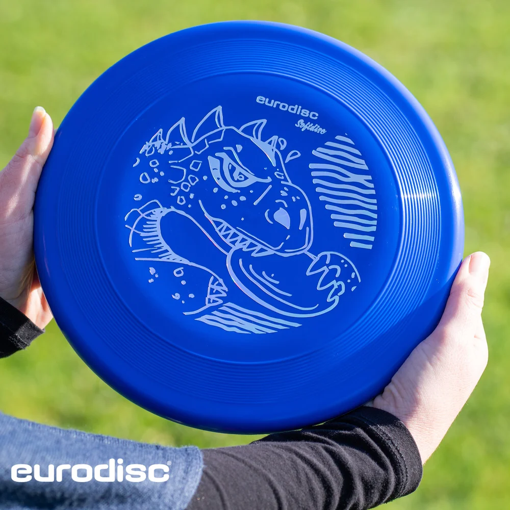 eurodisc® 100g Kidzz Fun Soft Frisbee Throwzilla 23cm Dunkelblau