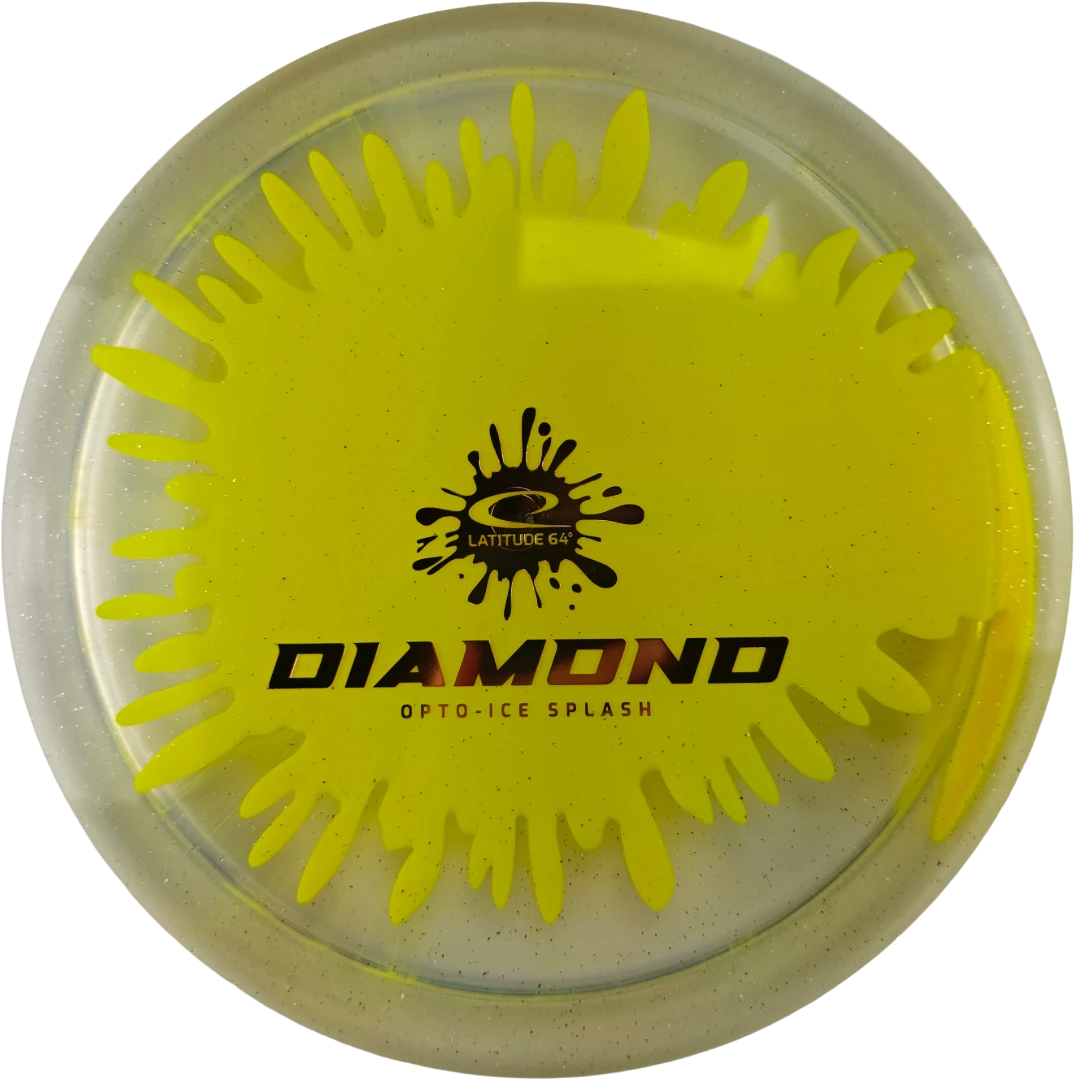Latitude64 Disc Golf Fairway Driver Opto Ice SPARKLE SPLASH Diamond Latitude64 Disc Golf Fairway Driver Opto Ice SPARKLE SPLASH Diamond