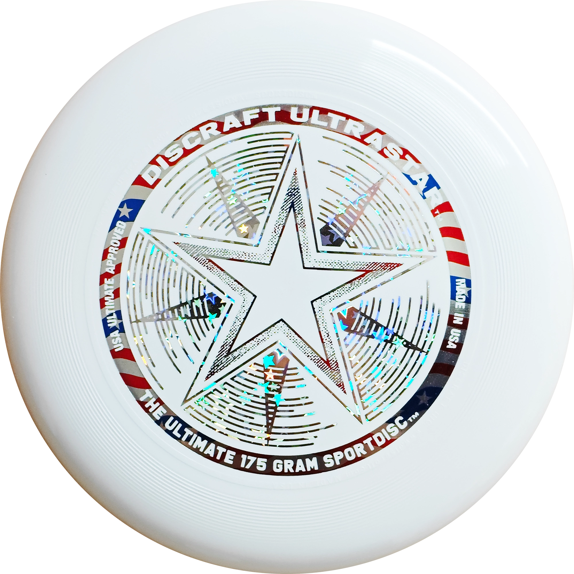 Discraft 175g Ultimate Frisbee Ultrastar Weiss
