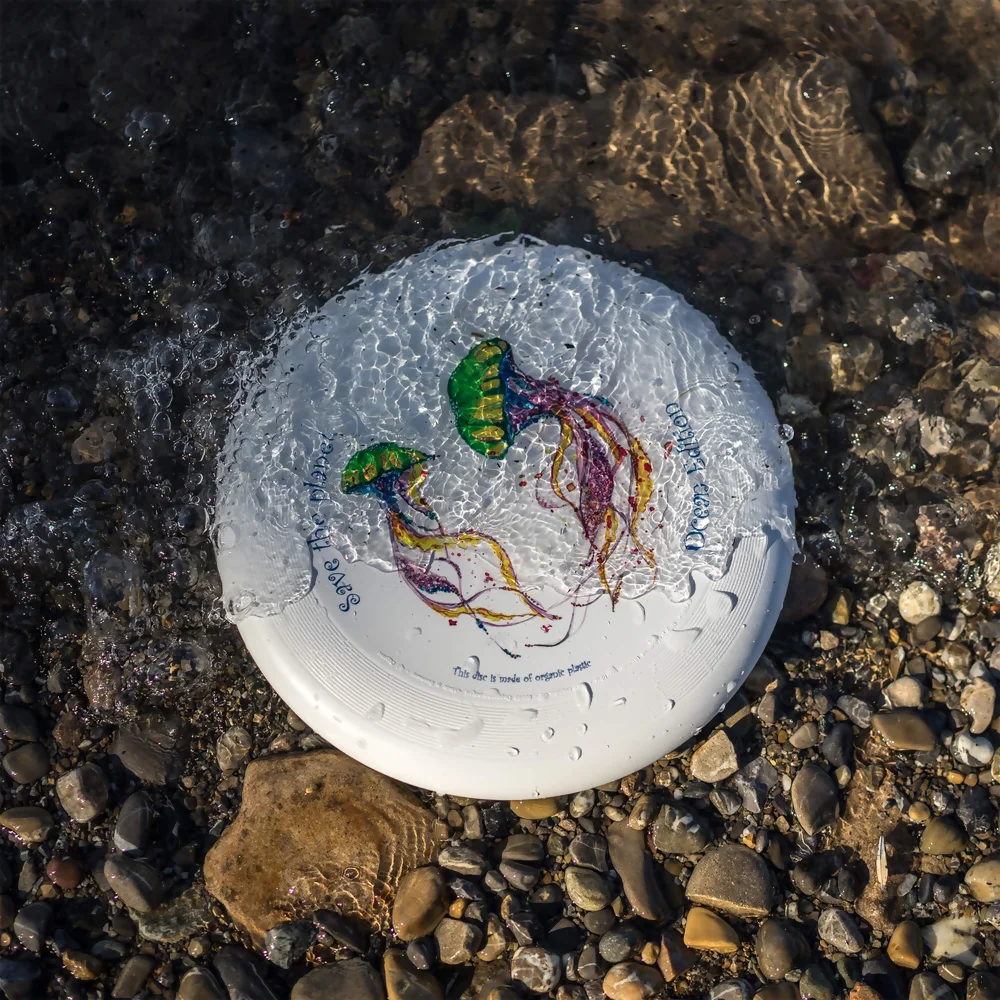 eurodisc® 175g Ultimate Frisbee Jellyfish aus Bio-Kunststoff Ocean Edition eurodisc® 175g Ultimate Frisbee Jellyfish aus Bio-Kunststoff Ocean Edition