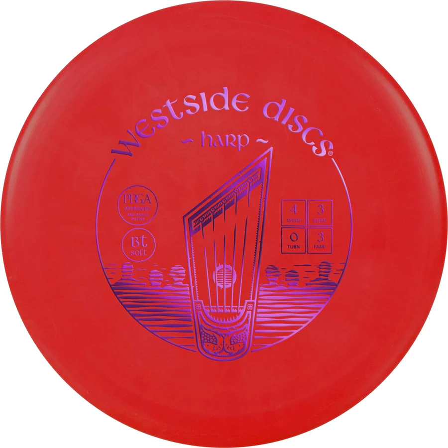 Westside Disc Golf Putter BT Soft Harp Westside Disc Golf Putter BT Soft Harp