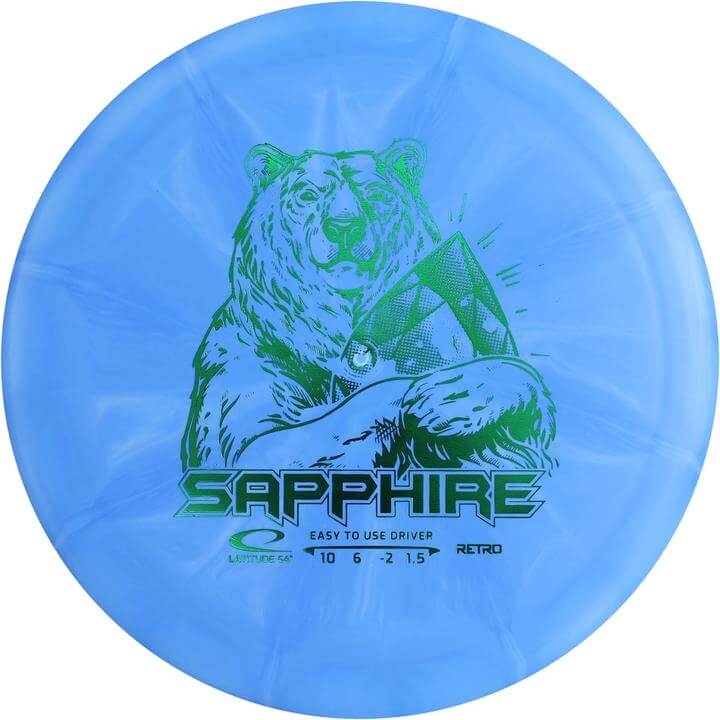Latitude 64 Disc Golf Distance Driver Retro Burst Sapphire