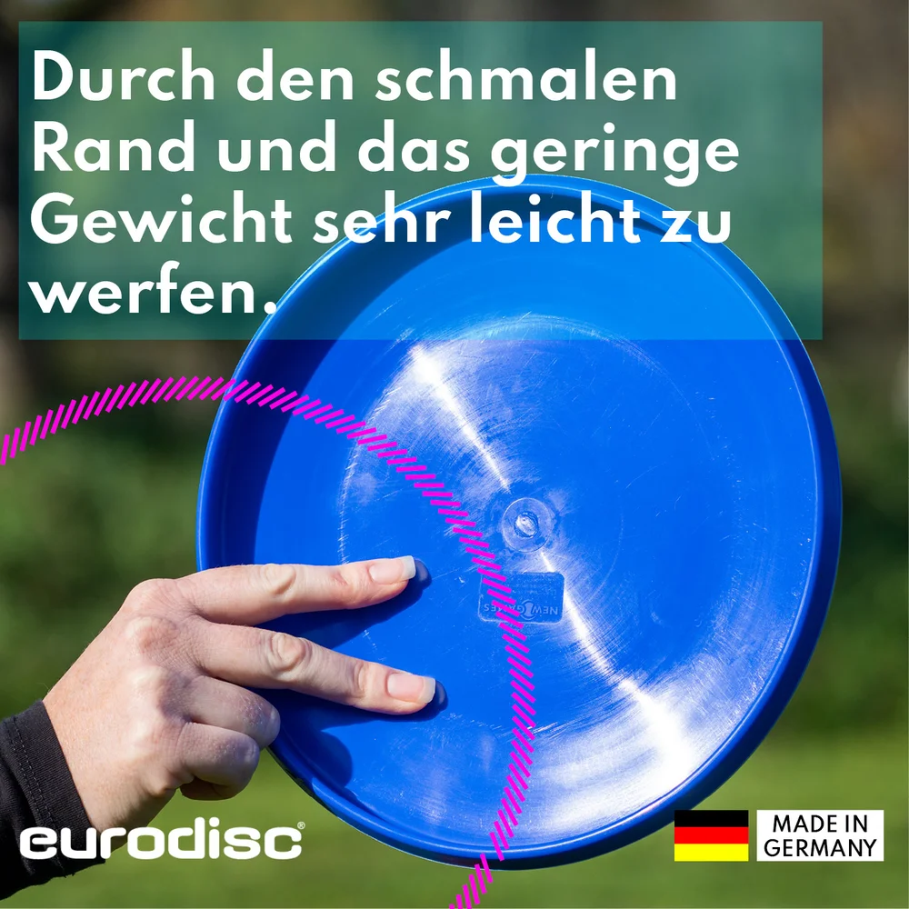 eurodisc® 100g Kidzz Fun Soft Frisbee Throwzilla 23cm Dunkelblau