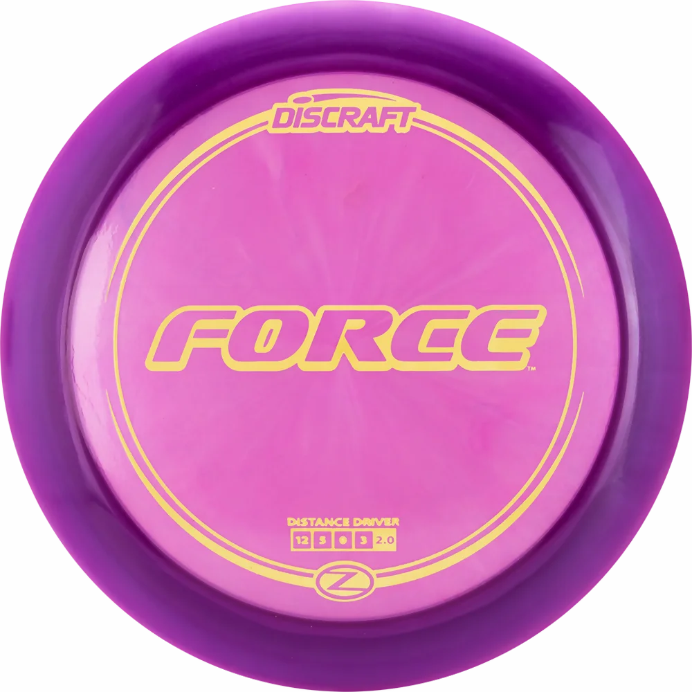 Discraft Disc Golf Distance Driver Z-Line Force Discraft Disc Golf Distance Driver Z-Line Force