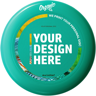 Custom eurodisc® 175g Ultimate Organic Plastic, PETROL