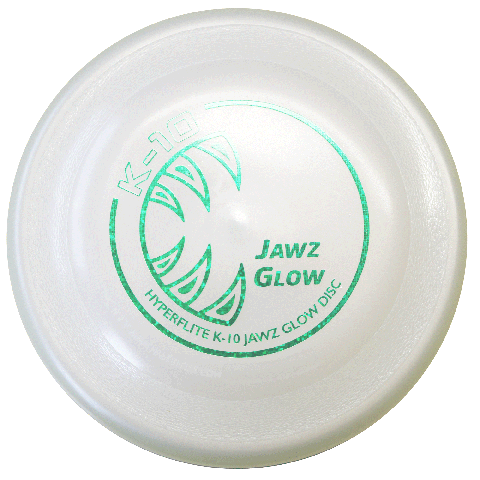 puncture-resistant Dog Disc Hyperflite Jawz - Nightglow