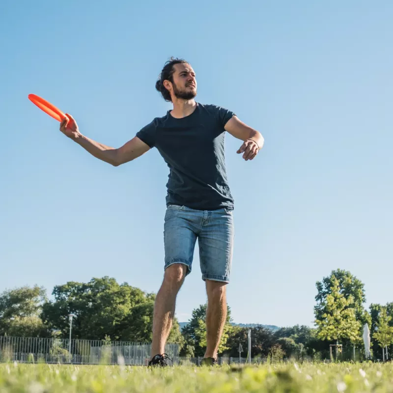 Forehand throw technique