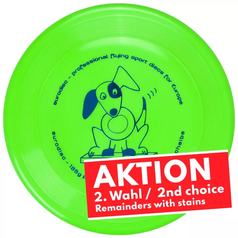 eurodisc 135g PuncMaster dog frisbee green – second quality
